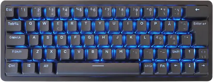 Mountain Everest 60 - 60% - Linear 45 Speed - Gaming-Tastatur - Nordisch - Schwarz