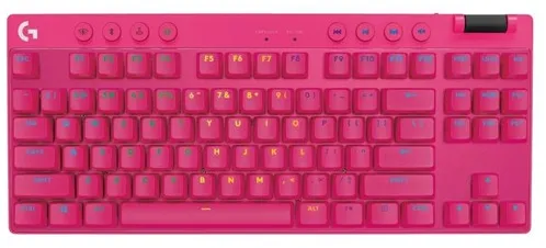 Logitech G PRO X TKL LIGHTSPEED - Logitech GX Brown (Tactile) - Taktile - Gaming-Tastatur - Ohne Numpad - Amerikanisches Englisch - Rosa