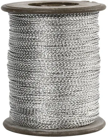 Draht, silber, Stärke 0,5 mm, 100 m/ 1 Rolle.