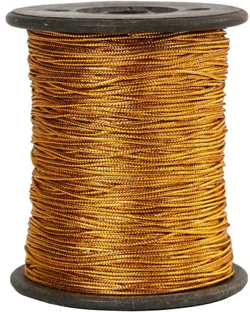 Draht, Gold, Stärke 0,5 mm, 100 m/ 1 Rolle.