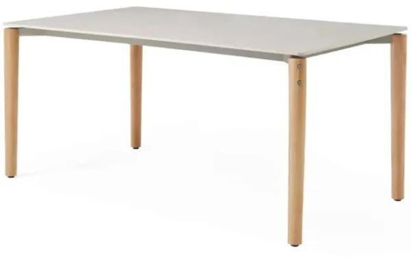 Vipp718 Open-Air Esstisch 157 cm Keramik/Eiche