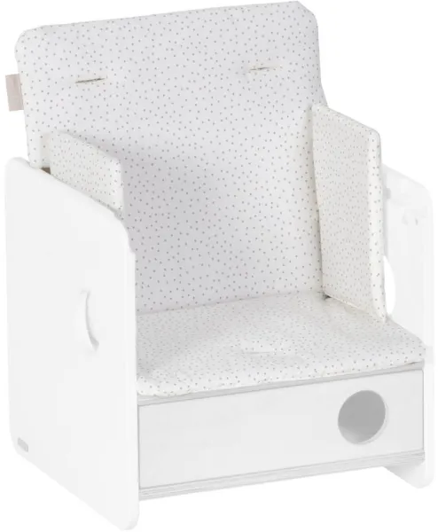 Nuun, Kissen für Stühle, weiß, H1x65x58 cm