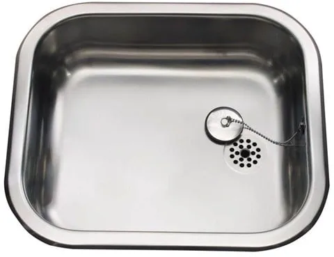 Juvel Intra juvel Spüle K400 400 x 340 mm aus Edelstahl, mit Stöpsel