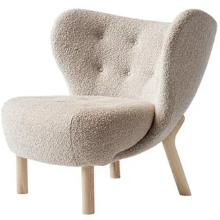 &Tradition Little Petra VB1 Sessel Karakorum 003/Weiß geölte Eiche