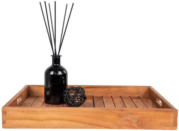 HOUSE NORDIC Faro Tablett - natürliches Teakholz