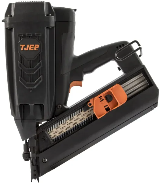 TJEP GRF Nagelpistole 34/100 Excellent GAS, mit 2 Li-Ion Akkus und Ladegerät