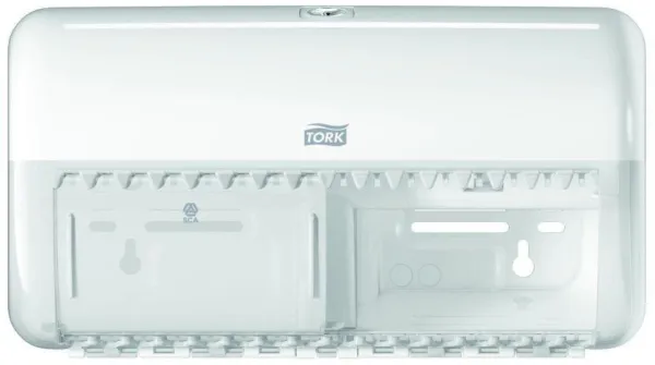 Tork Twin Toilettenpapierhalter, 2 Rollen, weiß, T4