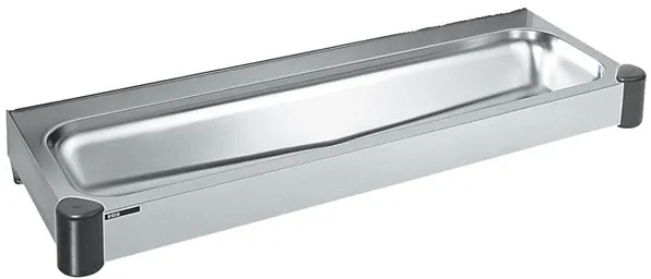 Juvel Intra Juvel P12 Waschrinne ohne Rückwand, mittlerer Ablauf, Edelstahl